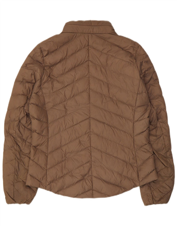Marks & Spencer Polstret jakke til kvinder UK 12 Medium Brun Polyamid