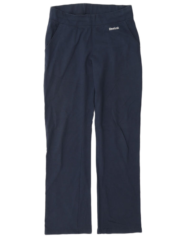 Reebok Dame træningsdragt Bukser UK 14 Large Navy Blue Bomuld