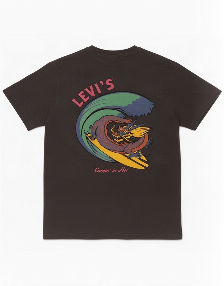 Levi's Herre grafisk T-shirt top mellemgrå