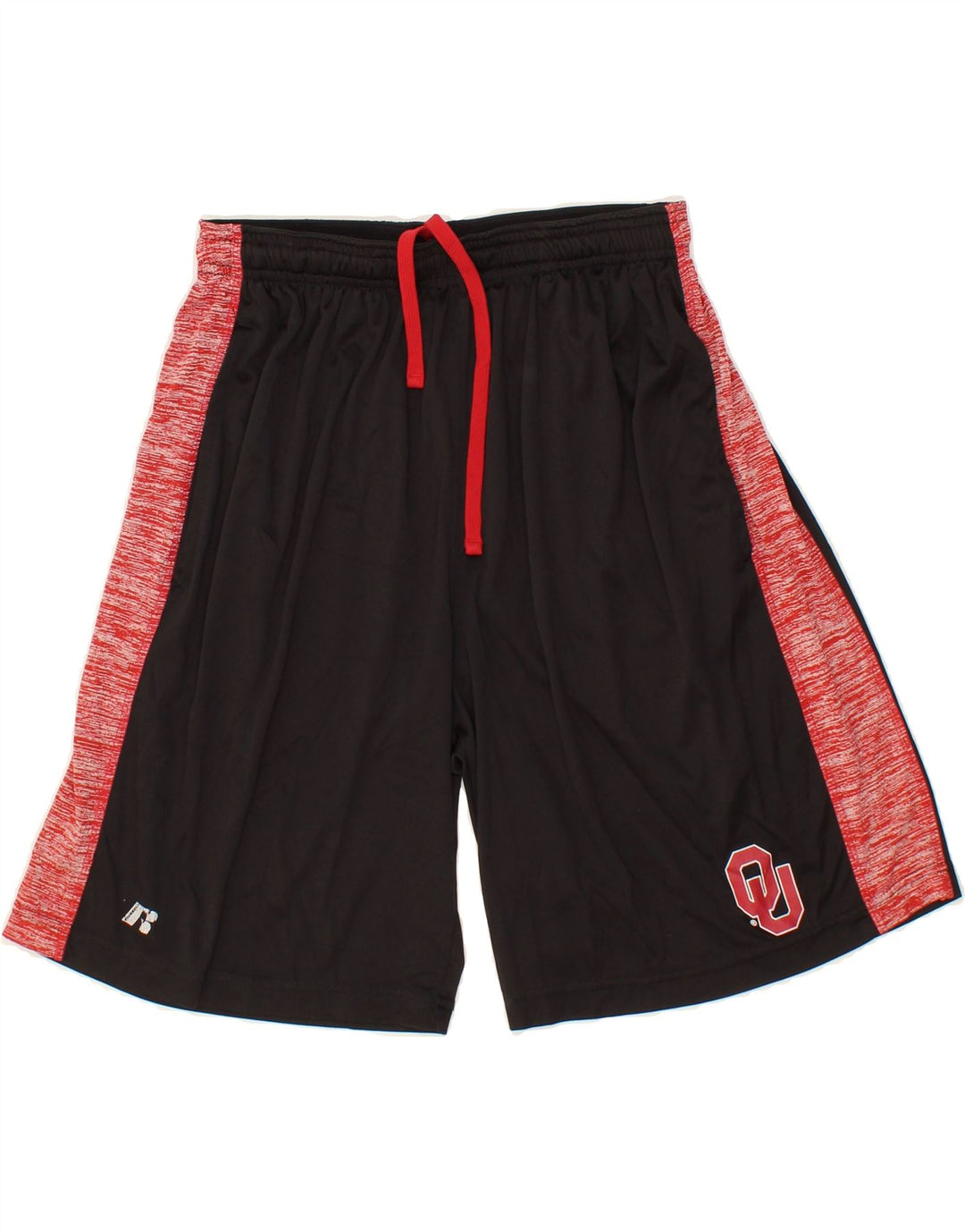 RUSSELL ATHLETIC Mens Sport Shorts Small Black Colourblock Polyester Vintage Russell Athletic and Second-Hand Russell Athletic from Messina Hembry 