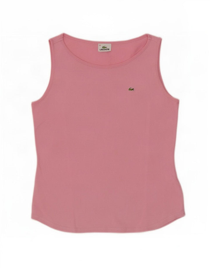 Lacoste Damevest Top Størrelse 44 Large Pink Bomuld