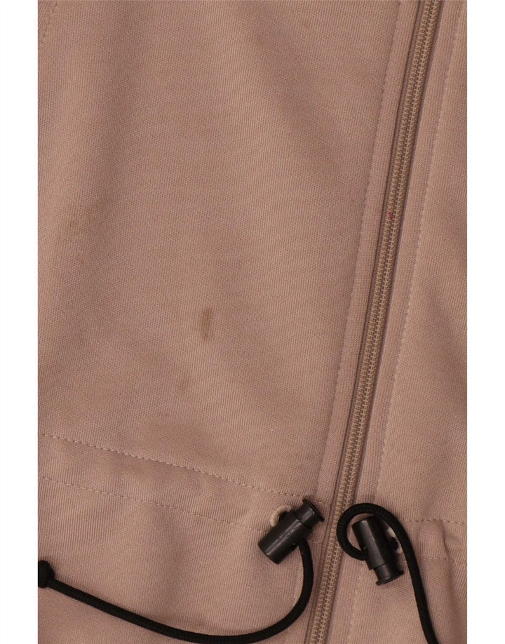 Adidas Womens Oversized træningsdragt Topjakke UK 8 Small Beige Polyester