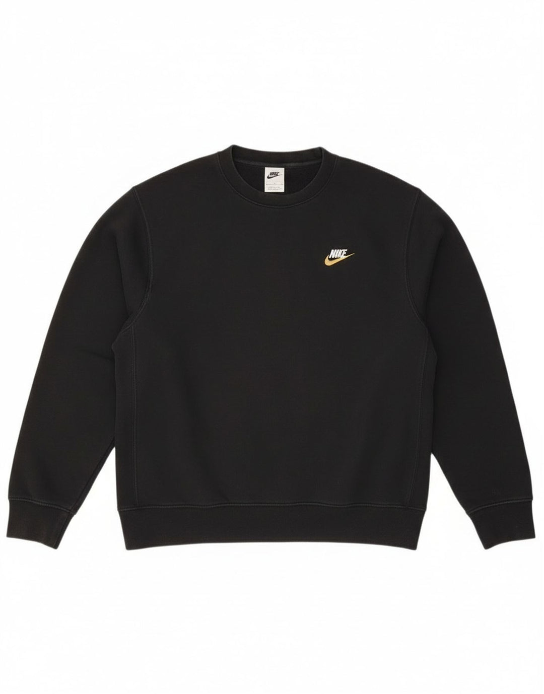 Nike Sweatshirt til mænd, lille sort bomuld