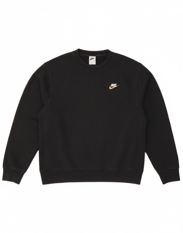 Nike Sweatshirt til mænd, lille sort bomuld