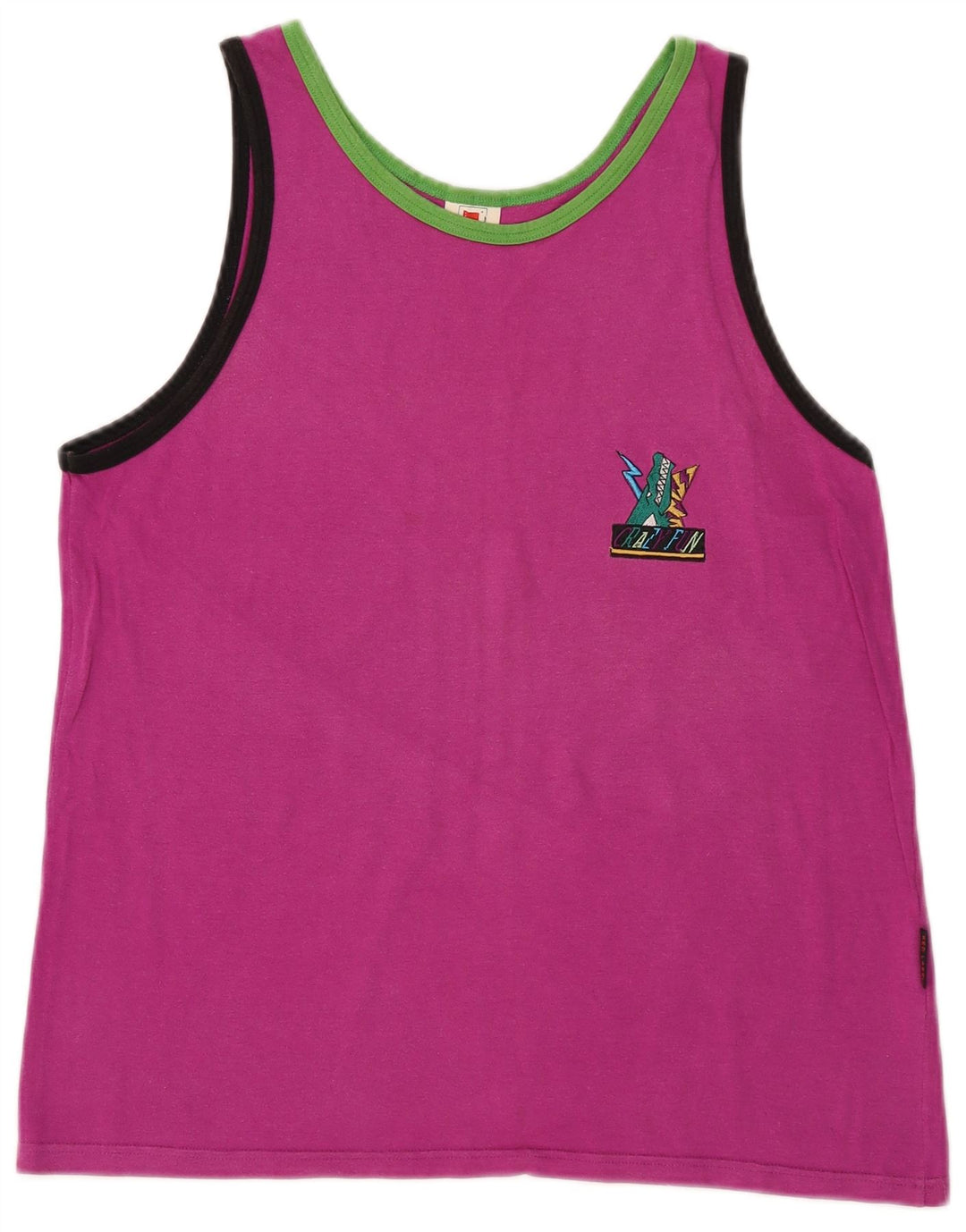 VINTAGE Damevest Top IT 48 XL Pink Bomuld