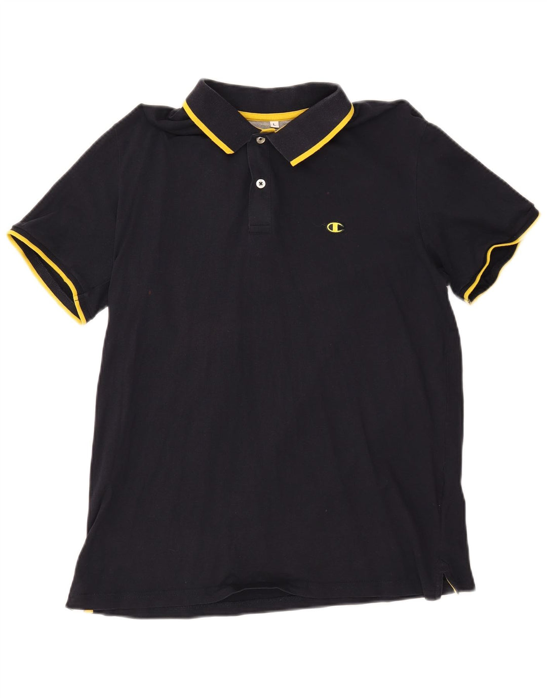 Champion Herre Polo Shirt Large Navy Blue