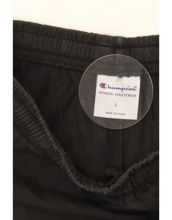 Champion Herre sportsshorts store sorte bomuld