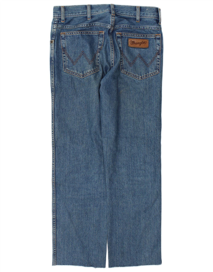 Wrangler Herre Texas Straight Jeans W30 L28 Blå Bomuld
