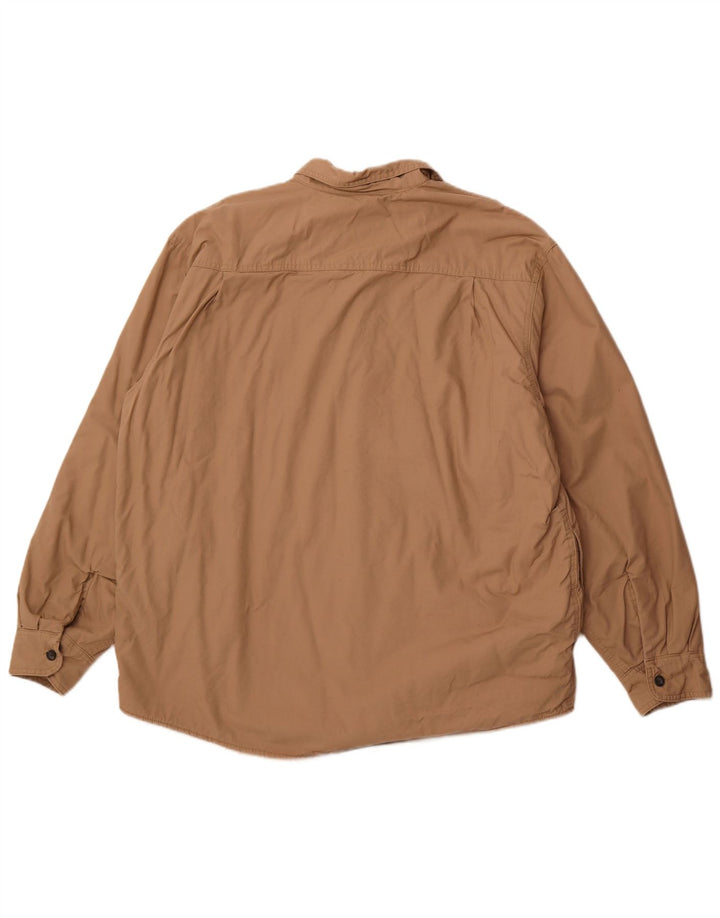 WRANGLER Sherpajakke til mænd UK 42 XL Brun bomuld