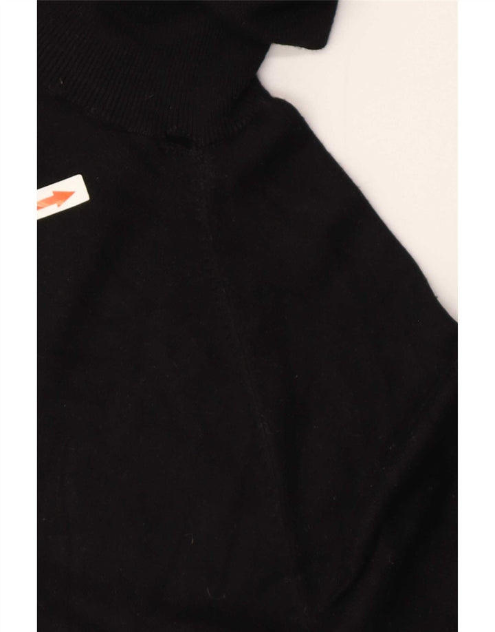 Zara Dame Rullehals Sweater UK 14 Medium Sort