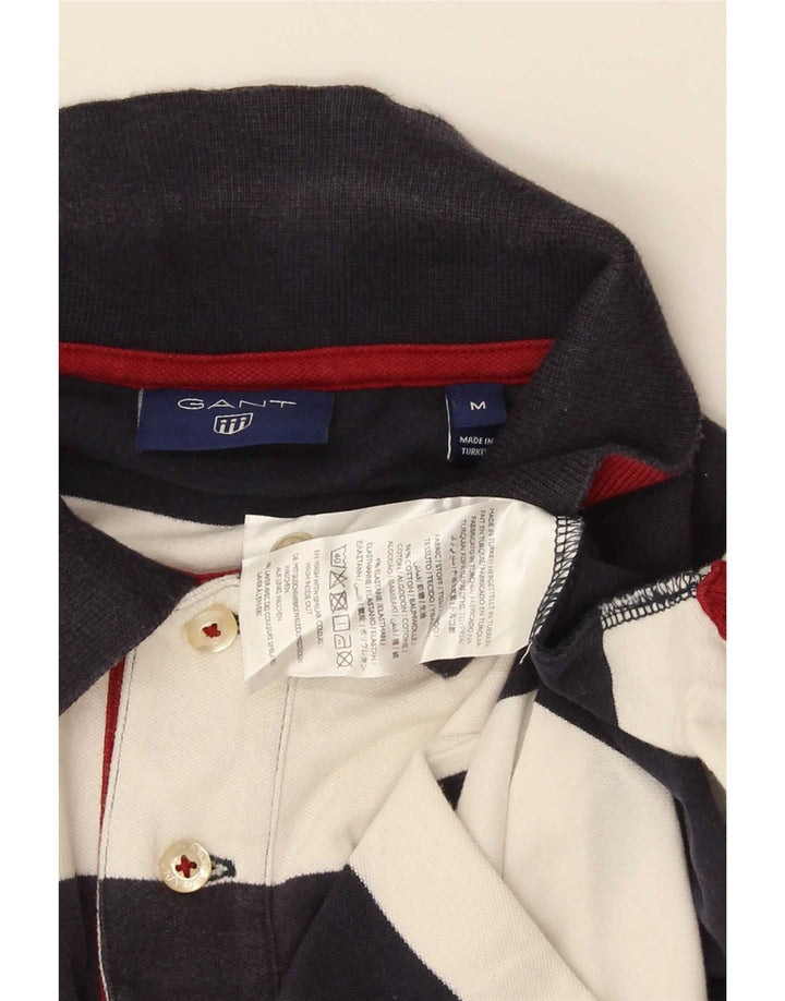 Gant Rugby poloshirt til mænd Medium marineblå stribet bomuld