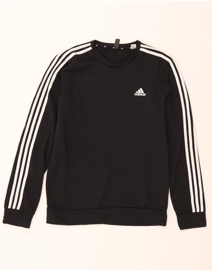 ADIDAS Sweatshirt til mænd, medium sort polyester