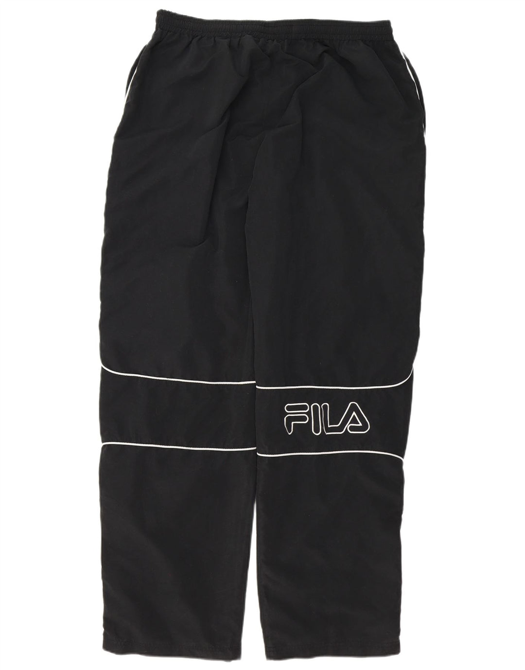 NIKE Mens Graphic Tracksuit Trousers 2XL  Black Polyester