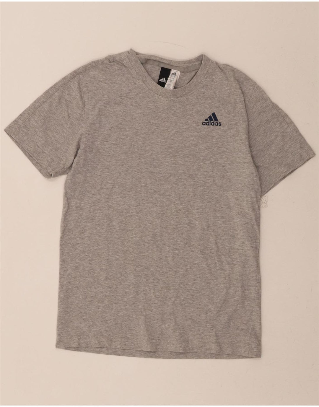 ADIDAS Mens T-Shirt Top XS Grey Cotton Vintage Adidas and Second-Hand Adidas from Messina Hembry 