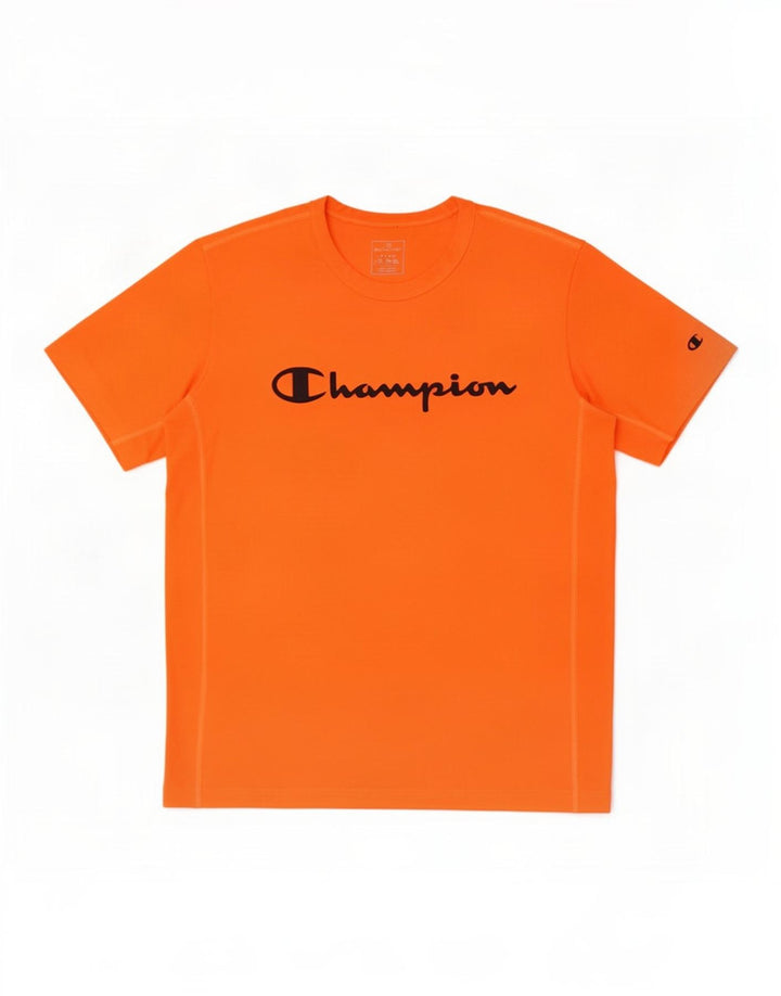 Champion Herre Grafisk T-Shirt Top Stor Orange