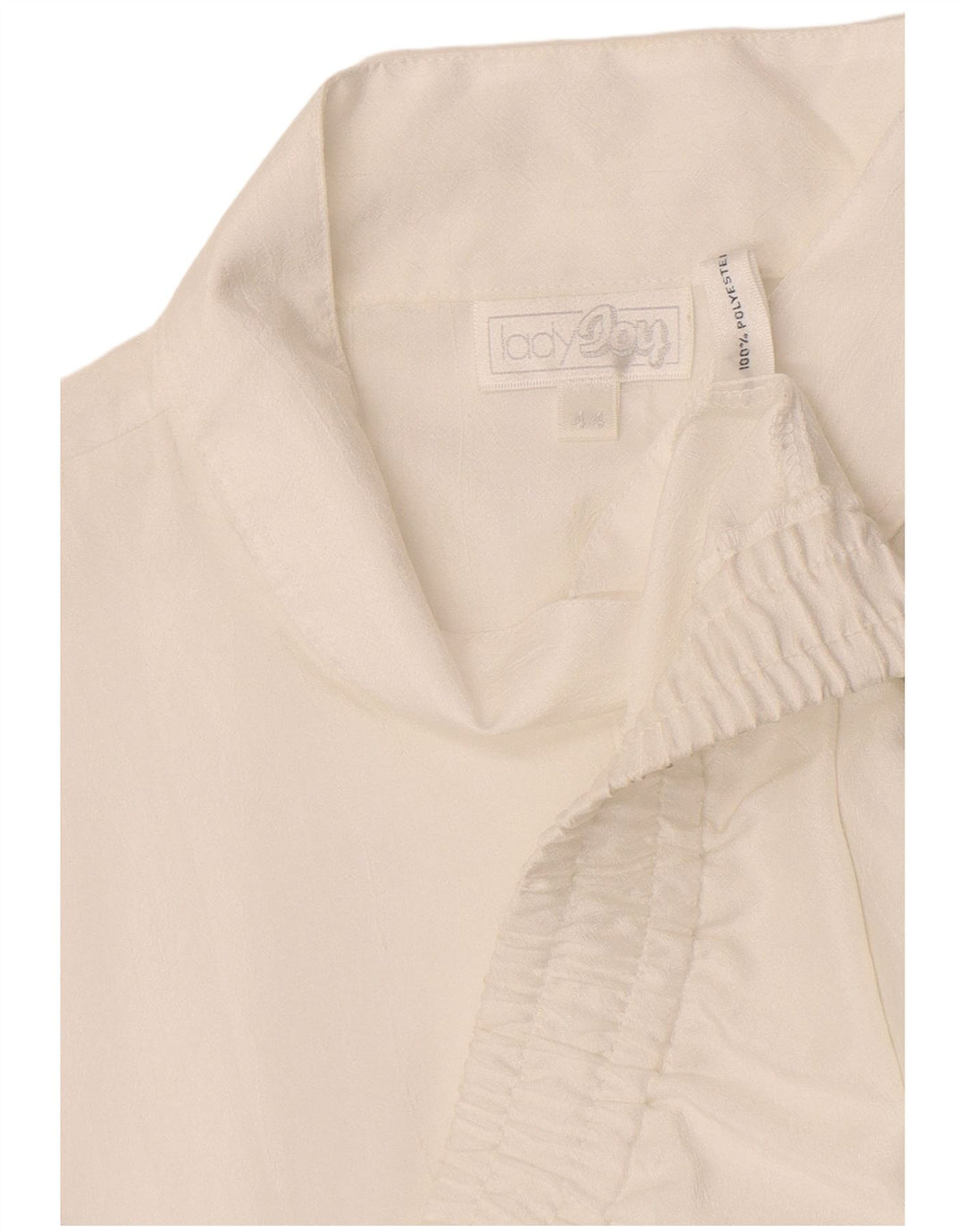 Lady Joy Dame Oversized kortærmet skjortebluse EU 44 XL Hvid