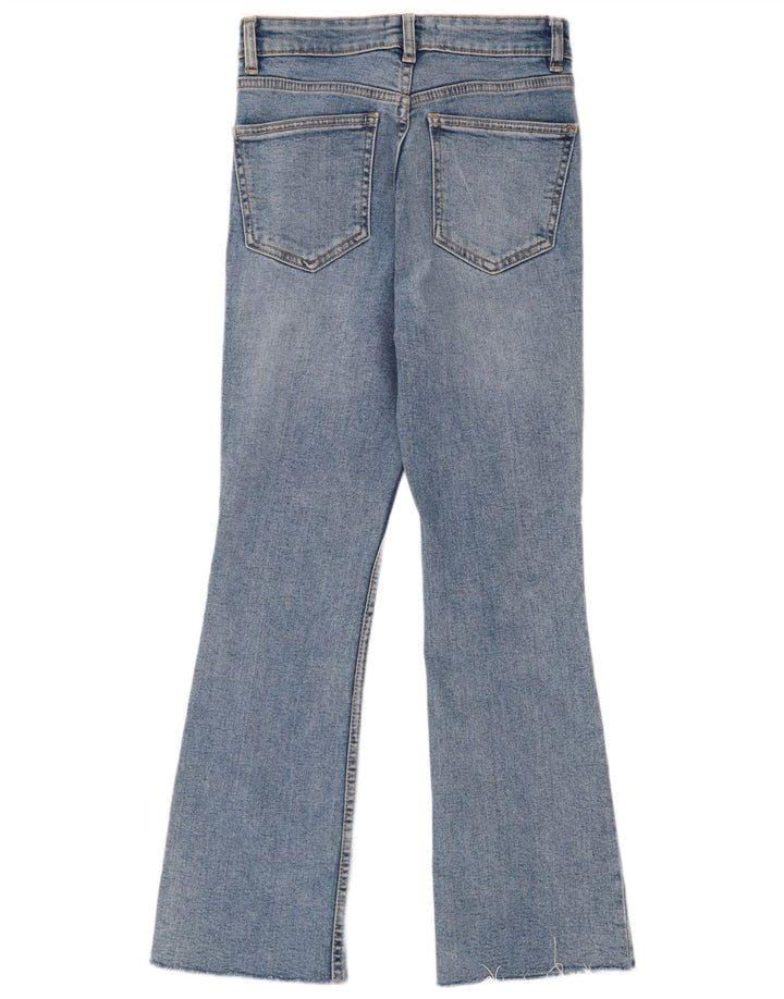 Zara Dame Flared Jeans EU 34 2XS W24 L26 Blå