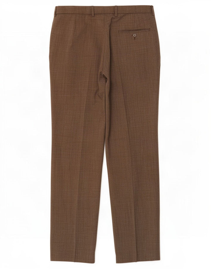 Marks & Spencer Herre Regular Fit Suit Bukser W34 L33 brun ternet