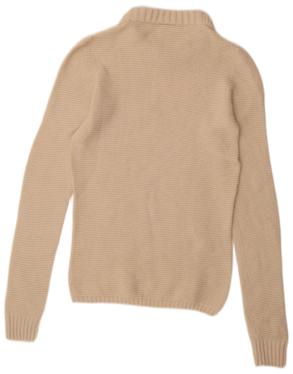 LACOSTE Dame sweater med rund hals str. 38 Medium Beige Uld