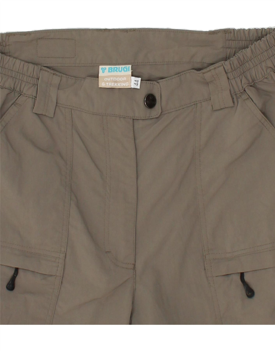 BRUGI Womens Cargo Shorts IT 44 Medium W28 Grey Polyamide Vintage Brugi and Second-Hand Brugi from Messina Hembry 