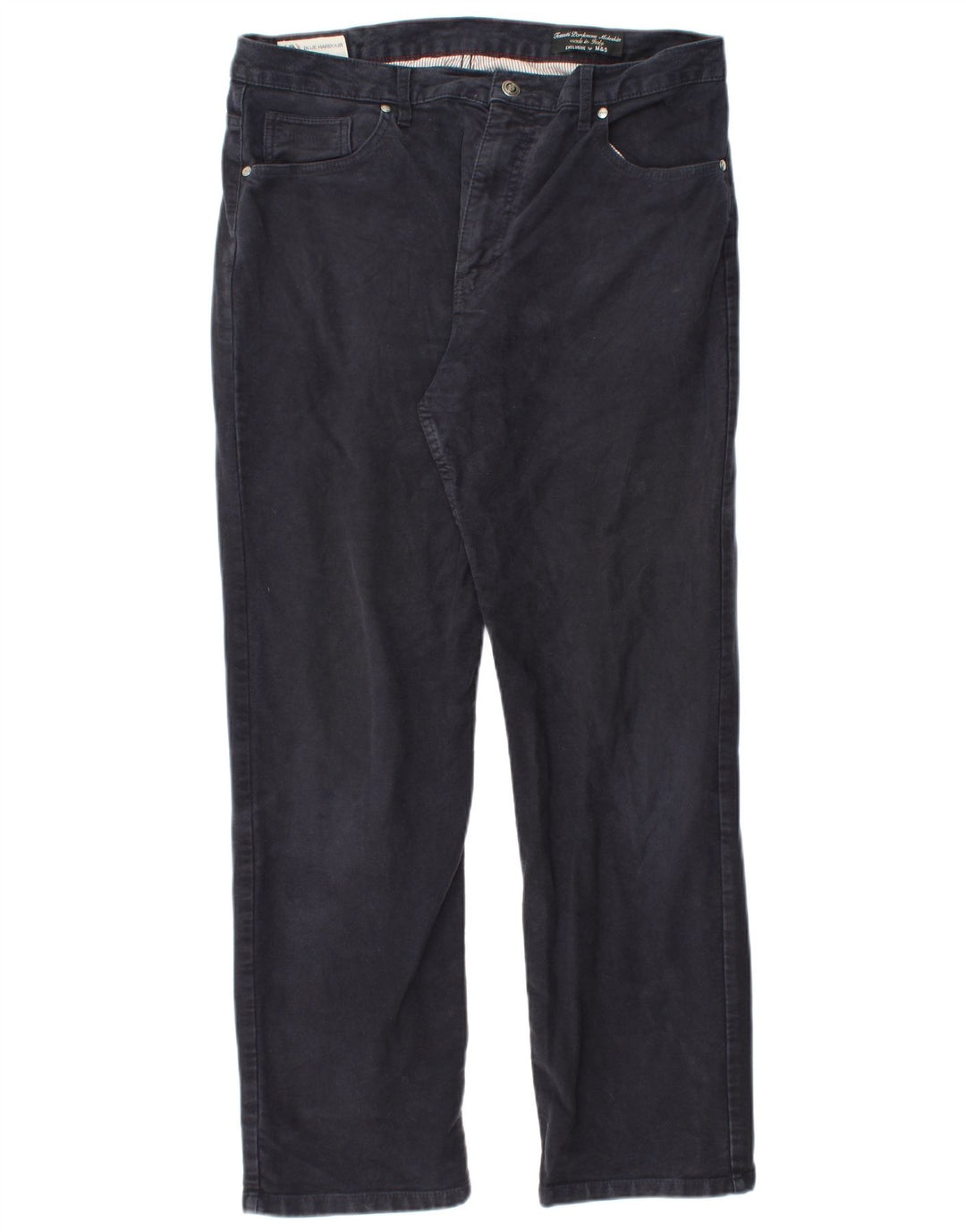 Marks & Spencer Herre Blue Harbor Casual Bukser W36 L31 Navy Blue