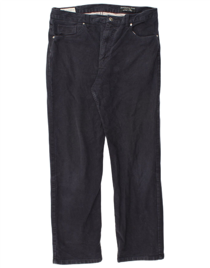 Marks & Spencer Herre Blue Harbor Casual Bukser W36 L31 Navy Blue