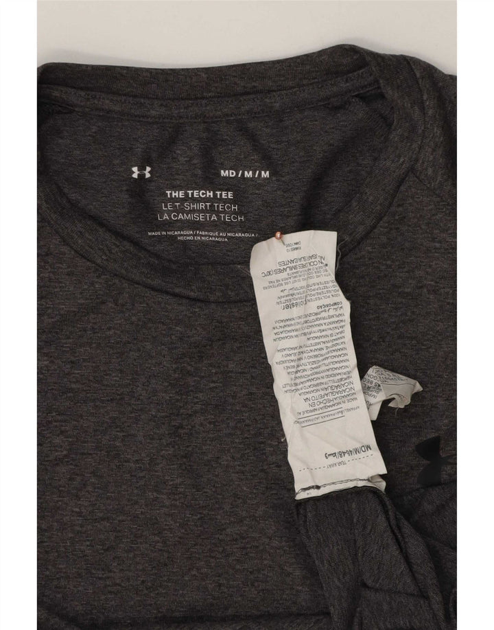 Under Armour Herre T-shirt Top Medium Grey Flecked Polyester