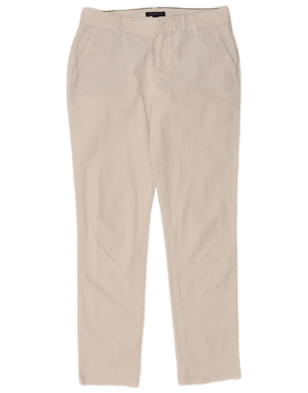Tommy Hilfiger Dame Slim Chino Bukser US 4 Small W28 L29 Hvid Bomuld
