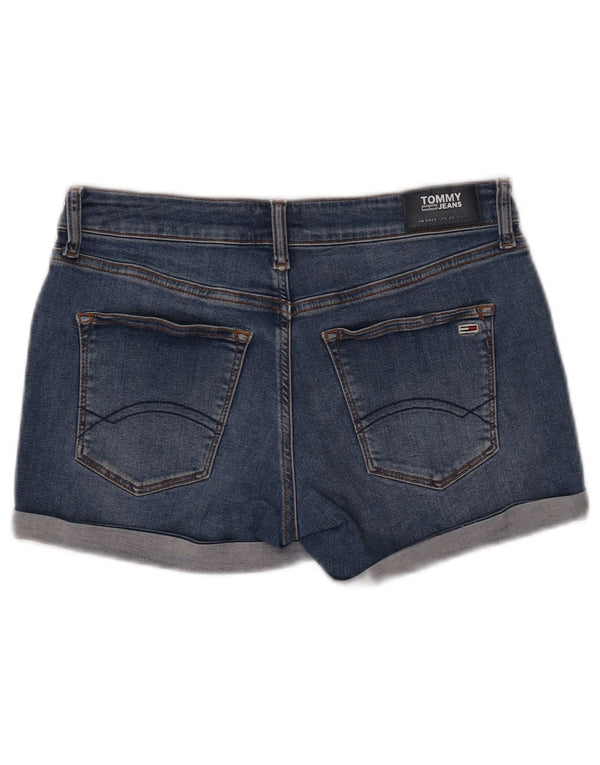 TOMMY HILFIGER denimshorts til kvinder W28 Mellemblå bomuld