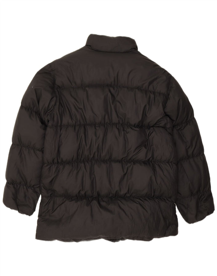 VINTAGE Womens Padded Jacket UK 18 XL Black Nylon