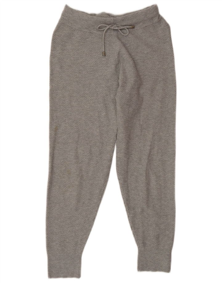 Marks & Spencer Dame Strik træningsdragt Bukser Joggers UK 10 Small Grey