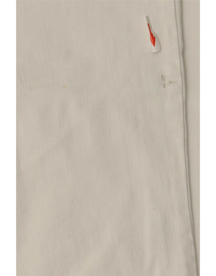 Massimo Dutti Dame Straight Jeans EU 42 Large W32 L26 Hvid