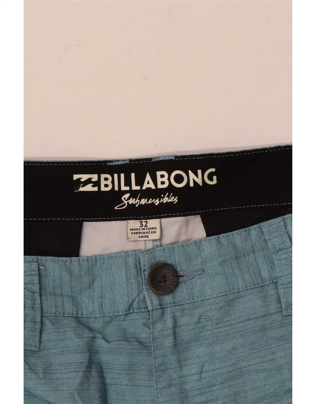 Billabong Chino Shorts til mænd W32 Medium Blue Pinstripe