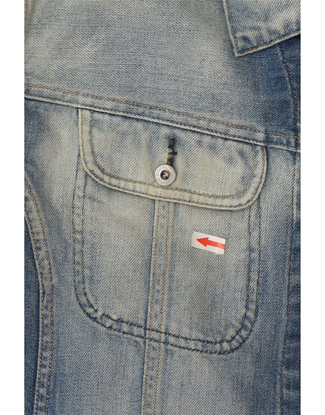 Diesel Herre denimjakke UK 42 XL Blå Bomuld