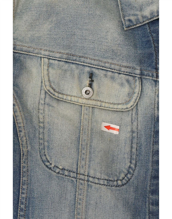 Diesel Herre denimjakke UK 42 XL Blå Bomuld