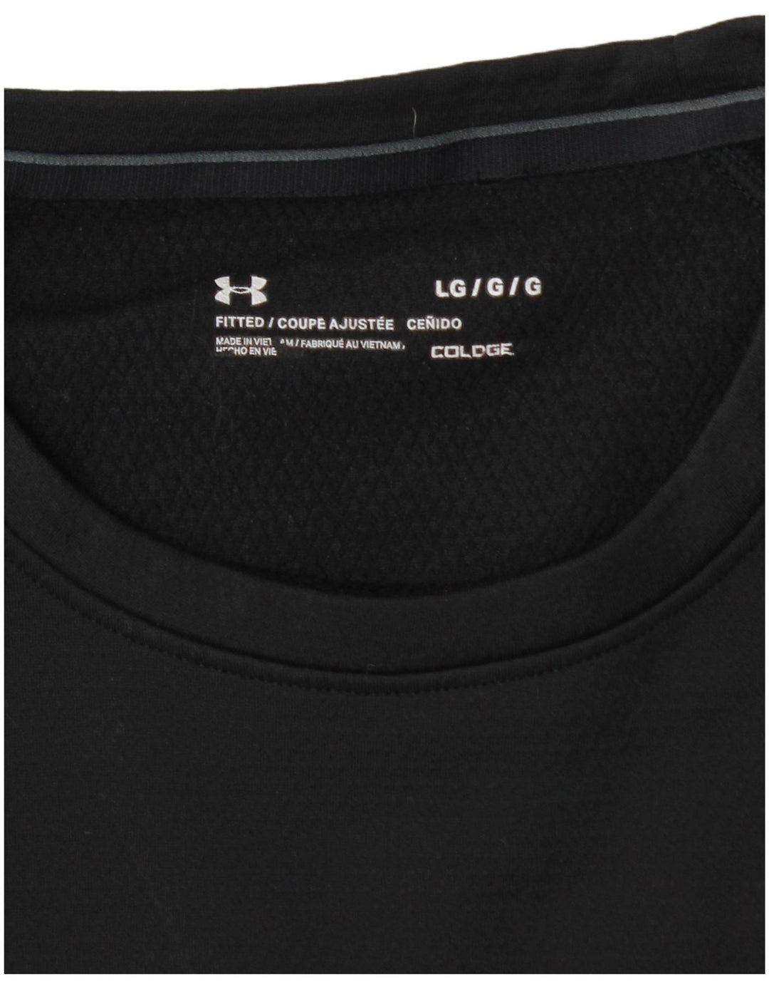 UNDER ARMOUR Herre Cold Gear Top Langærmet Stor Sort