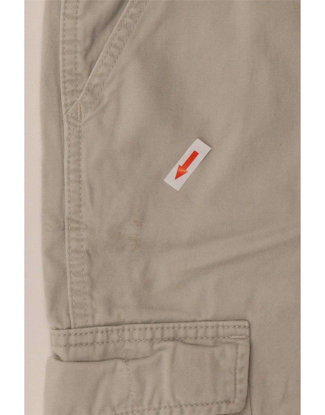 Wrangler Herre Cargo Shorts Large W36 Grå Bomuld