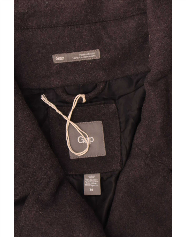 Gap Womens Pea Coat US 14 XL Grå Uld