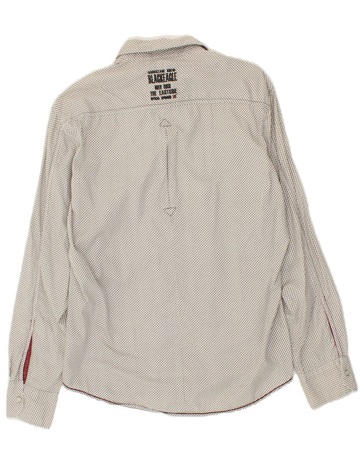 LEE Mens Shirt Large Grey Spotted Cotton Vintage Lee and Second-Hand Lee from Messina Hembry 