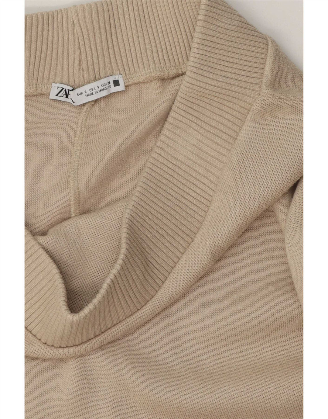 Zara Midi-nederdel til kvinder Small W26 Beige