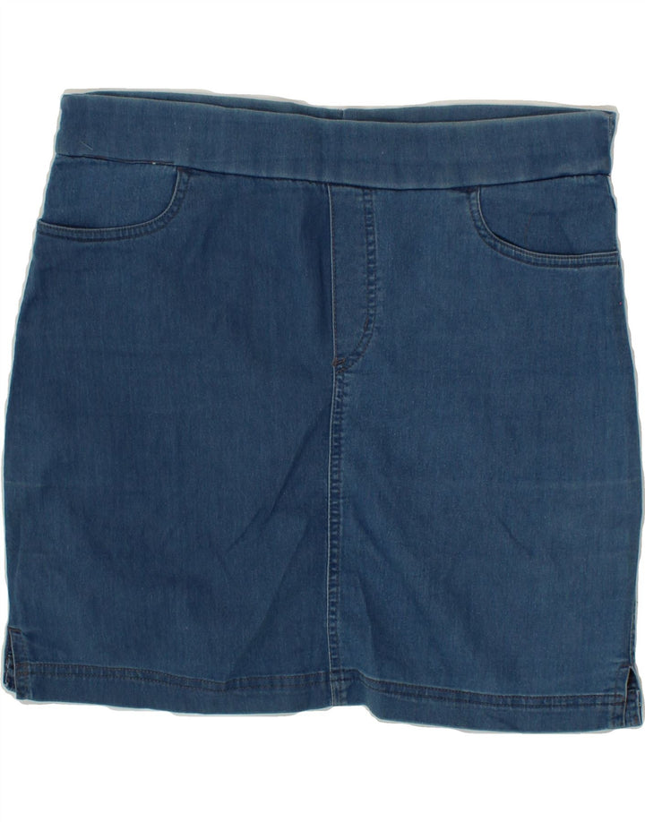COLUMBIA Womens Mini Denim Skirt Small W27 Blue Vintage Columbia and Second-Hand Columbia from Messina Hembry 