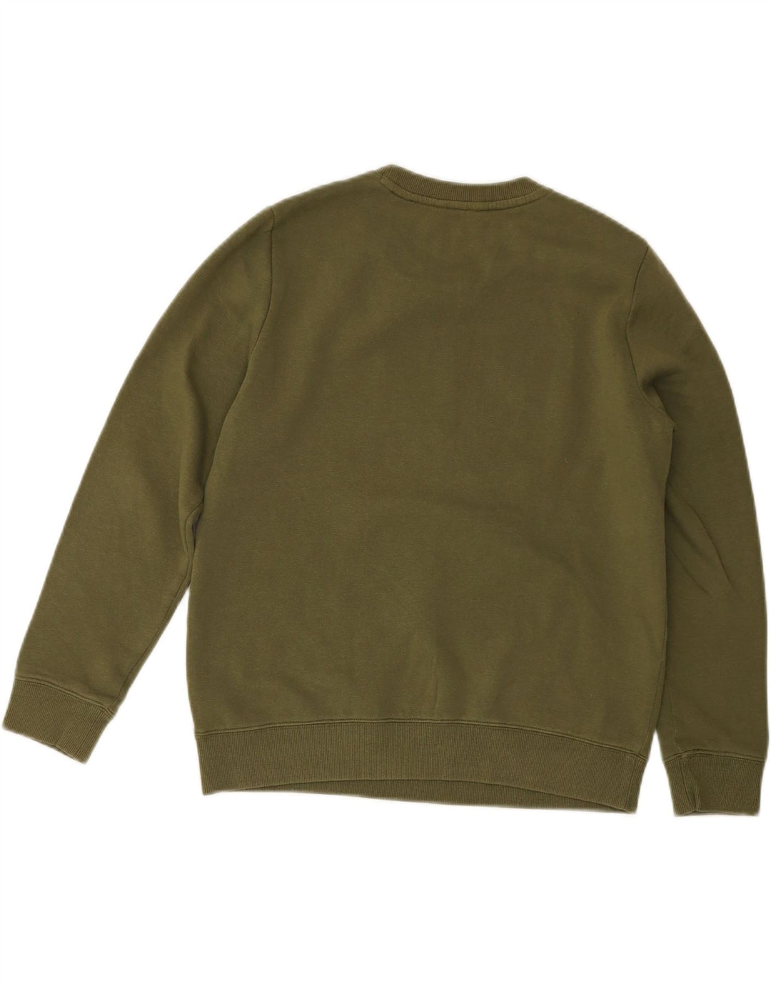 TOMMY HILFIGER Womens Sweatshirt Jumper UK 14 Medium Khaki Cotton Vintage Tommy Hilfiger and Second-Hand Tommy Hilfiger from Messina Hembry 