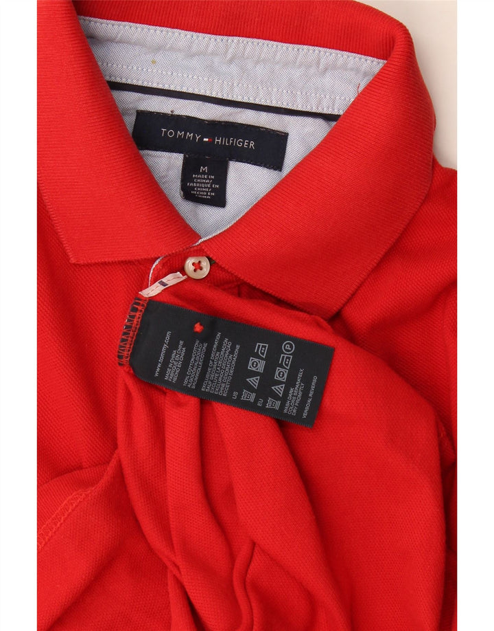 Tommy Hilfiger herre poloshirt Medium rød bomuld