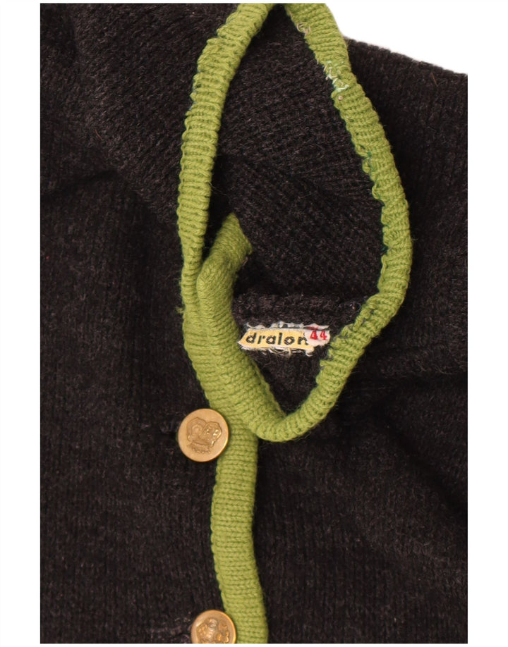 Dralon Dame Cardigan Sweater IT 44 Medium Grå