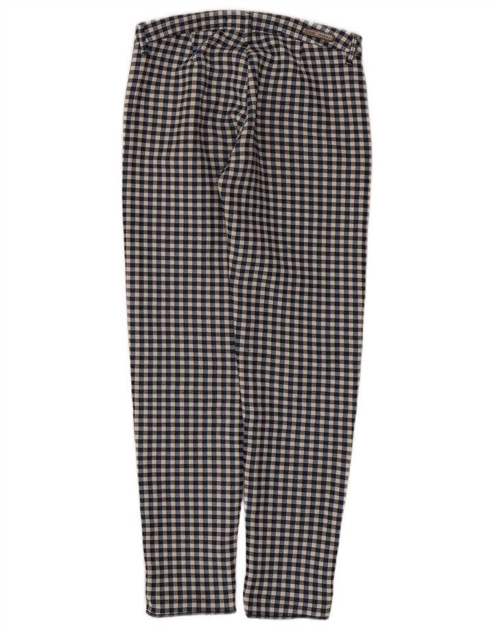 Guess Slim Casual Bukser til kvinder W24 L26 Marineblå Gingham