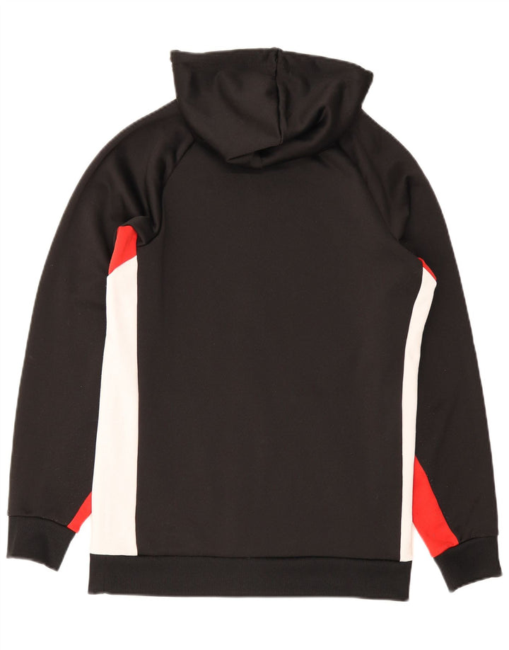 Tommy Hilfiger Herre hættetrøje med lynlås Small Black Colourblock Polyester