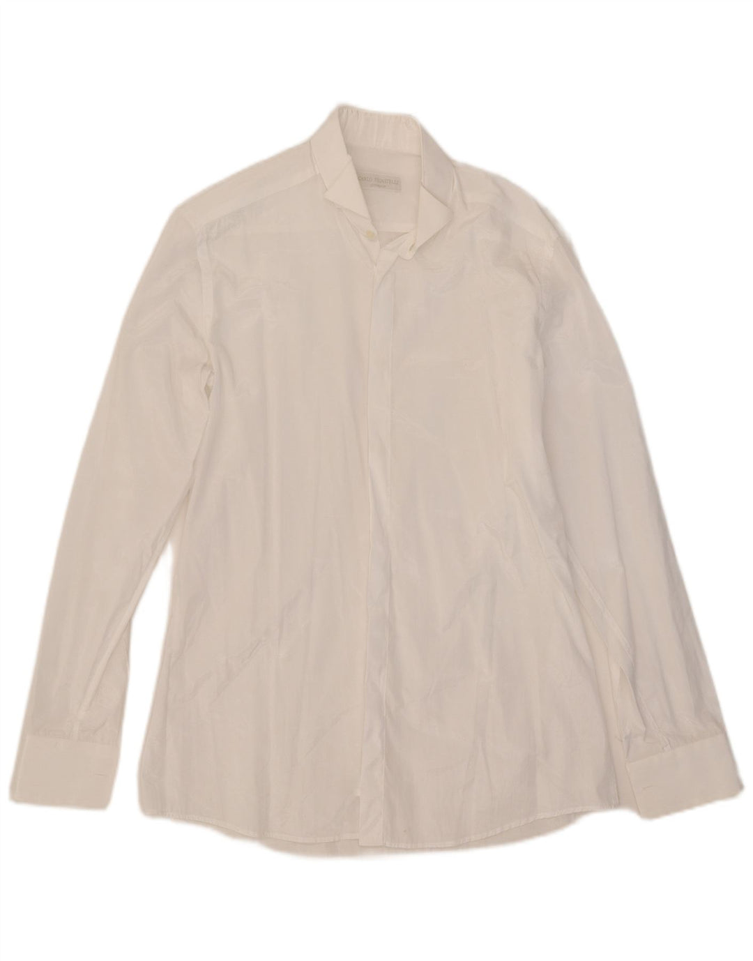 Carlo Pignatelli Herreskjorte Str. 38 15 Medium Hvid Polyester