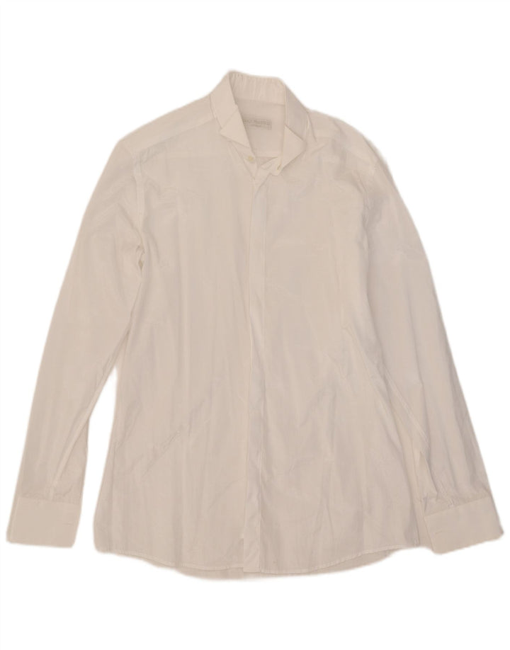 Carlo Pignatelli Herreskjorte Str. 38 15 Medium Hvid Polyester