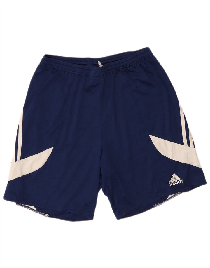 Adidas Herre Climalite Sport Shorts Medium Navy Blue Colourblock