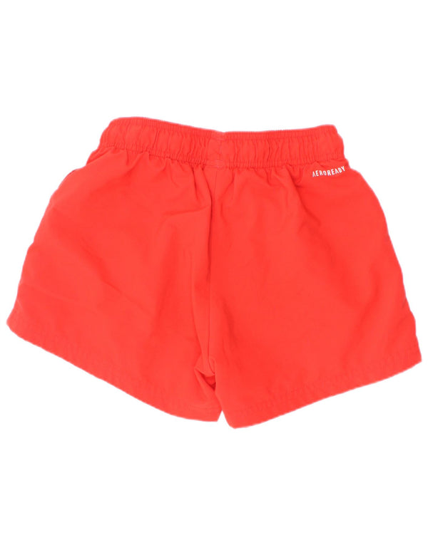 Adidas drenge sportsshorts 9-10 år rød polyester